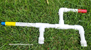 DIY Marshmallow gun, marshmallow gun made from PVC pipe