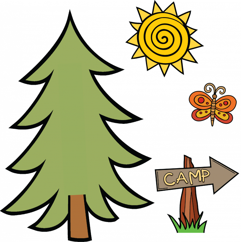 Tree Sun Butterfly Camp sign - Hosting and Planning Your Own Grandma Camp - Adventures in NanaLand