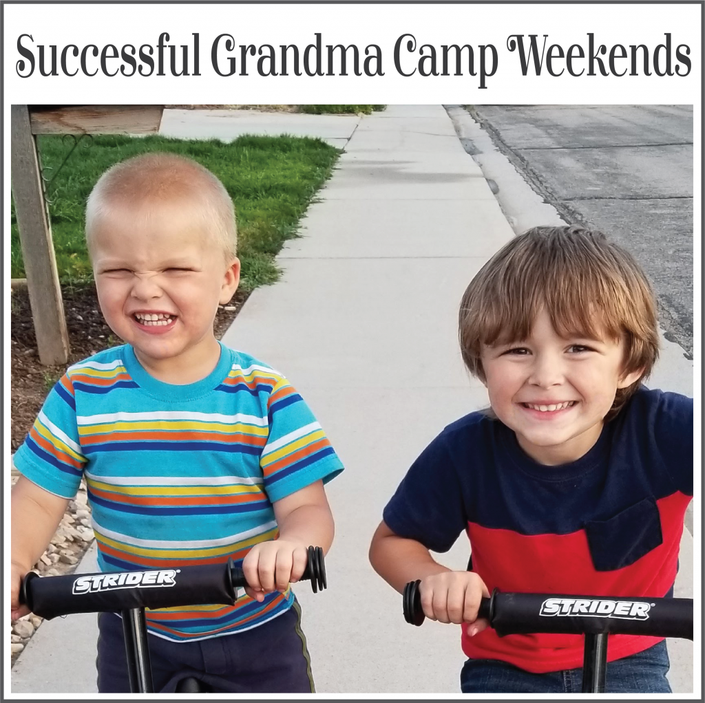 Successful Grandma Camp Weekends - Adventures in NanaLand
