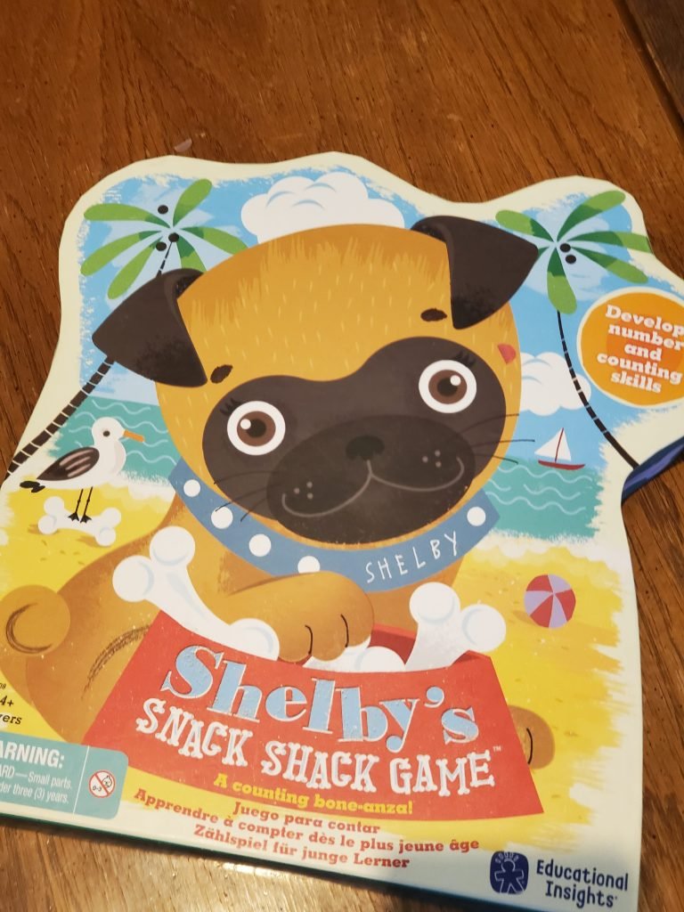 Game box for Shelby's Snack Shack Game - Adventures In Nanaland